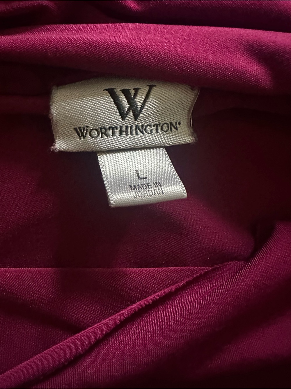 Worthington Sleeveless Dress in Berry Plum - Picture 2 of 2